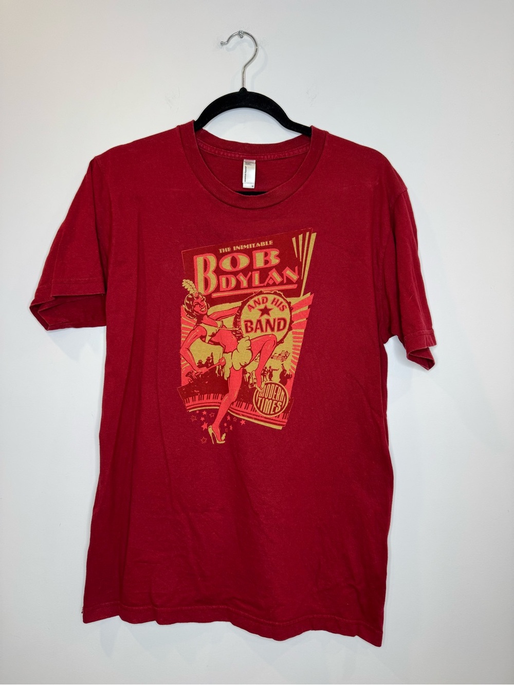 Bob Dylan Tour T-Shirt M Vintage American Apparel graphic tee